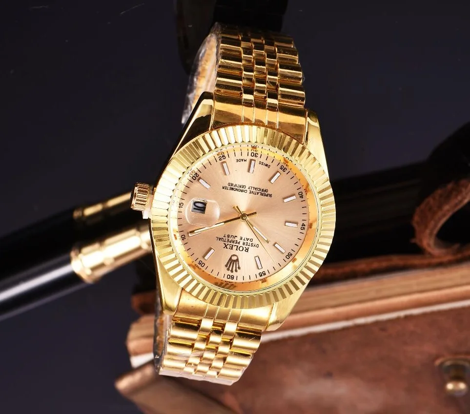 

Часы наручные ROLEXES мужские/женские кварцевые, люксовые брендовые классические деловые, с ремешком из нержавеющей стали, 38 мм, A6