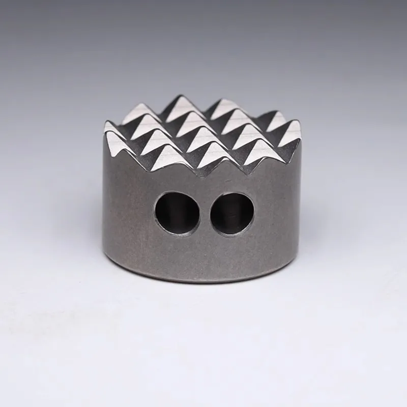 Титановый сплав TC4/Ultem янтарный PEI плетеная веревка маленький ежик кулон в форме