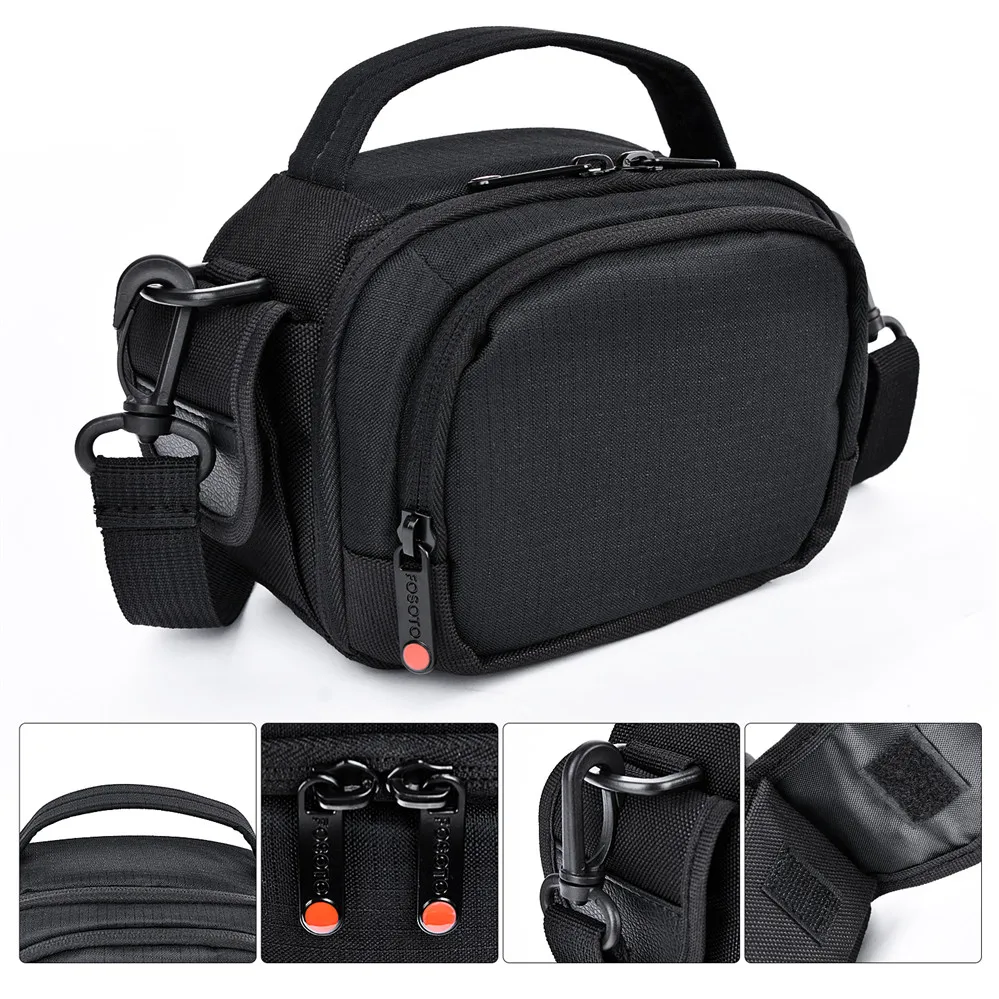 Фото Чехол для камеры FOSOTO, совместимый с Canon VIXIA HF R800 R700, Sony HDR-CX405 CX675 CX670 SR12 FDRAX53, сумка для камеры №2