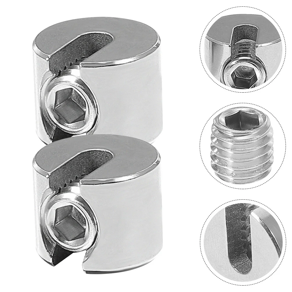 

2 Pcs Cable Clip Fence Stainless Steel Rope Clip Stainless Steel Cable Clip Fastener Wire Rope Clamp