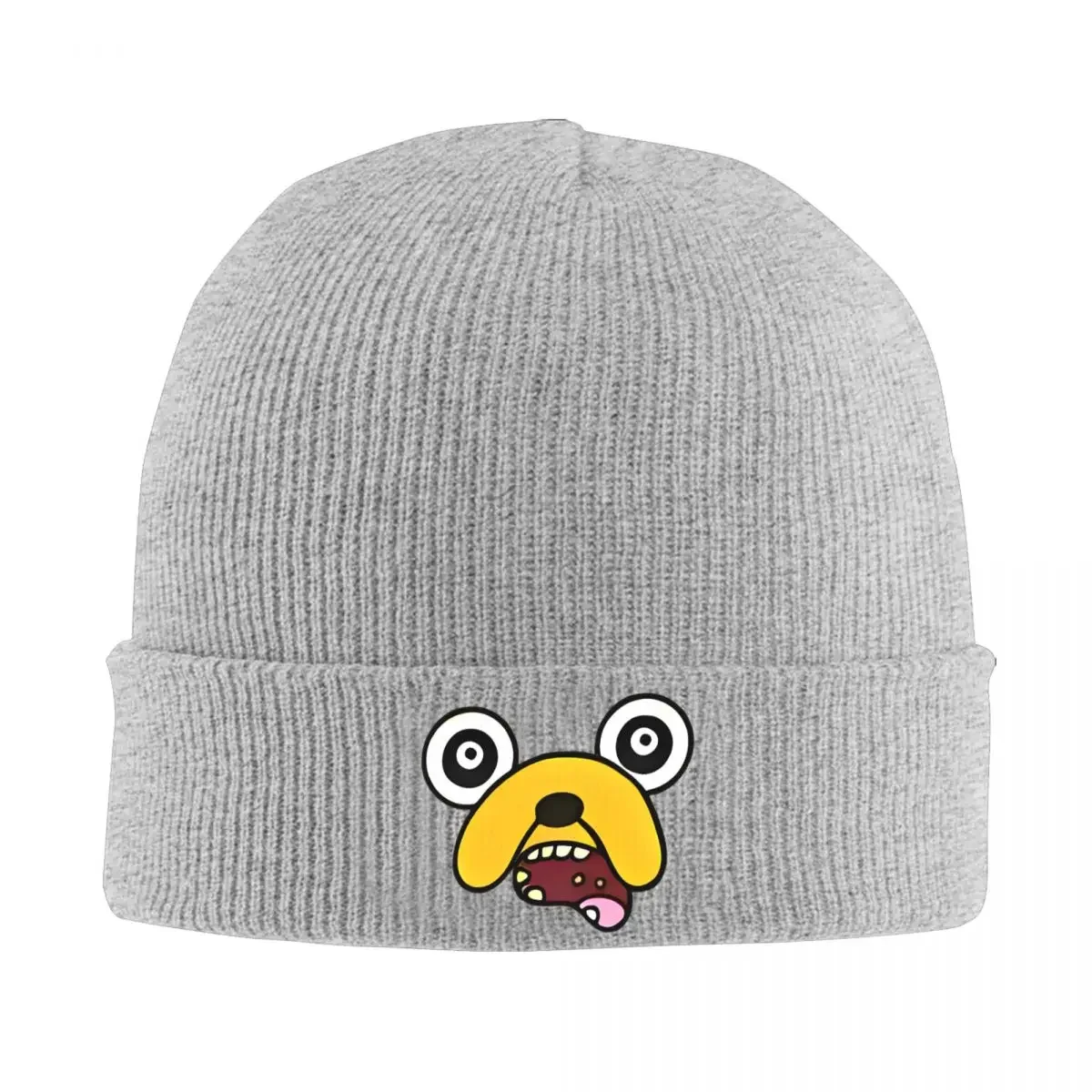 Вязаные шапки Jake The Dog для женщин и мужчин облегающие зимняя шапка акриловая