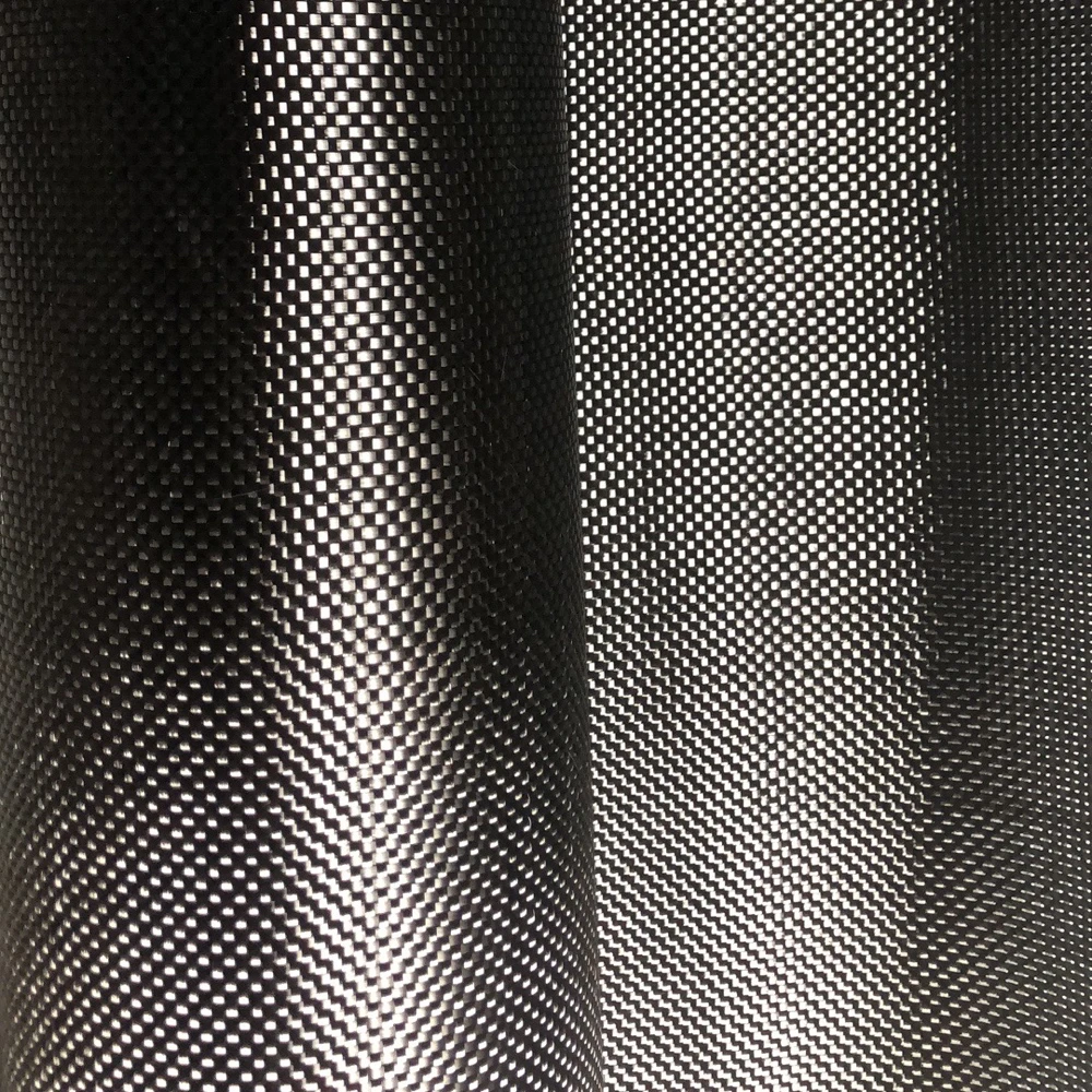 Tela de fibra de carbono, tejido de sarga, 6K, 320gsm