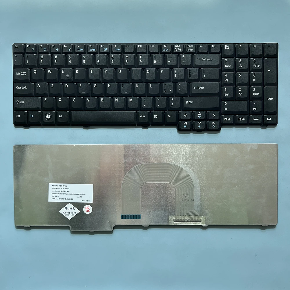 

XIN US Keyboard For ACER Aspire Travelmate 6592G 9800 9810 Laptop NSK-AF10L 9J.N8782.10L 6037B001807