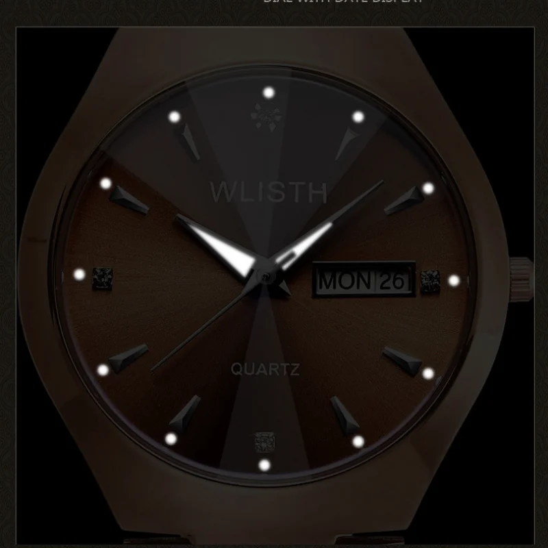 2022 Couple Watch Fashion Mens Watch Simple Luxury Quartz Wristwatch Women Clock for Male Female Waterproof Lovers Thin Watch