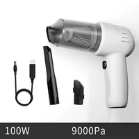 9000pa car vacuum cleaner portable mini gun style cleaner wireless 120w handheld vacuum cleaner for auto interior home appliance