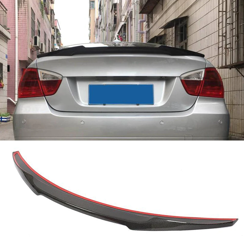 

Carbon Fiber Rear Trunk Spoiler Wing Boot Lip For BMW E90 Base Sedan M Sport M Tech M3 2005-2011 Car Rear Spoiler Wing