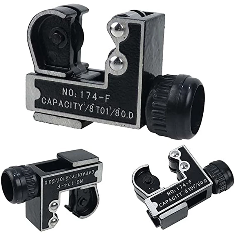 

3-Piece C-Type Pipe Cutter 3-28Mm Small Mini Light Pipe Cutter Regardless Of Copper Pipe Aluminum Pipe PVC Pipe Black