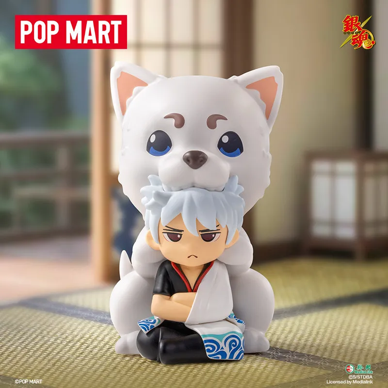 Фото POP MART Blind Box Gintama: Серия «Добро пожаловать в Йорозуя» — Аниме-фигурка, коллекционная игрушка, загадочная коробка, мультяшный декор, украшение, подарок №3
