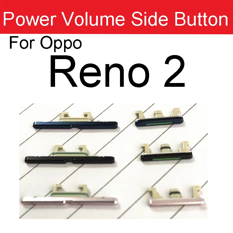 Фото Боковые кнопки питания для OPPO Reno Z 2Z боковые кнопки громкости ВКЛ./ВЫКЛ. Питания вверх вниз боковые клавиатуры громкости №3