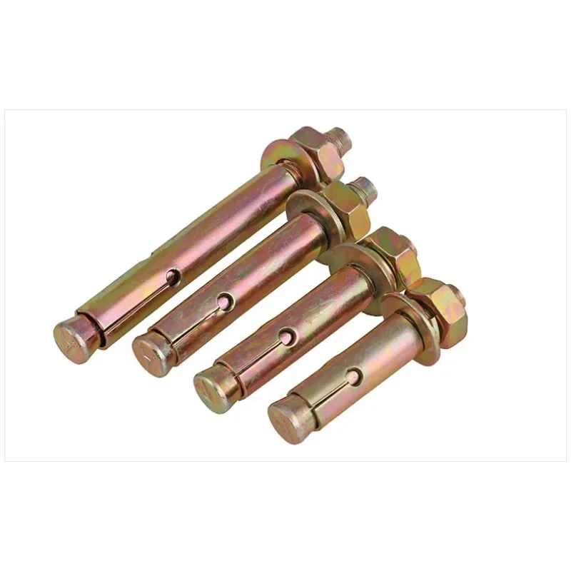 Carbon Steel Color Galvanized M6 M8 M10 M12 M14 M16 M18 M20 Hexagonal Head Expansion Screw Concrete Sleeve Anchor Bolt