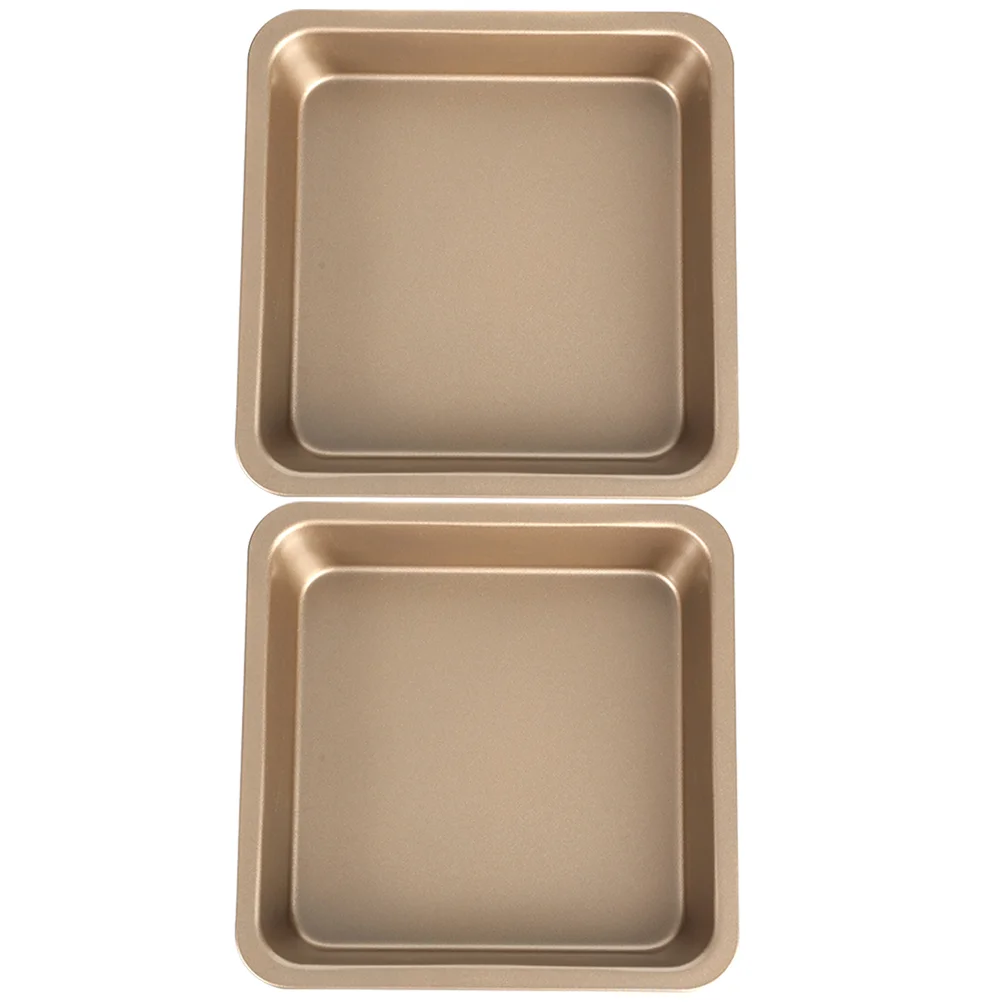 

2Pcs Baking Pan Set Square Cake Pan Pan Set Cake Pans Cookie Sheet for Home Restaurant Baking Kitchen