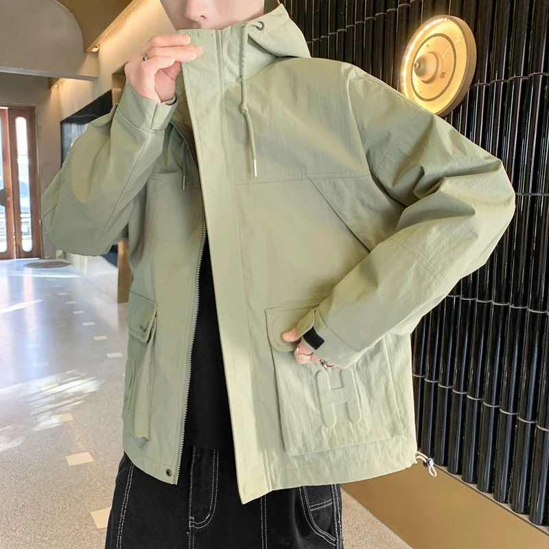 

Teen spring jacket men's new spring and autumn jacket junior high school students trend handsome