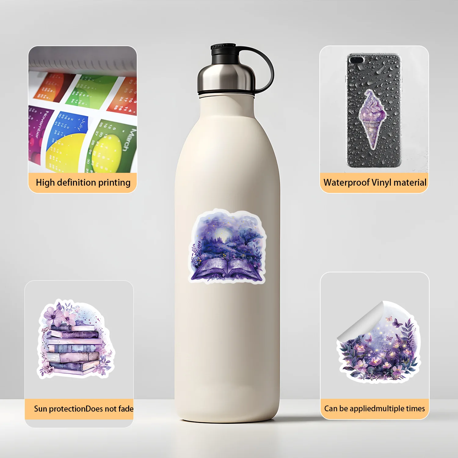 50 шт. милые сказочные садовые граффити водяная чашка чемодан украшения детские