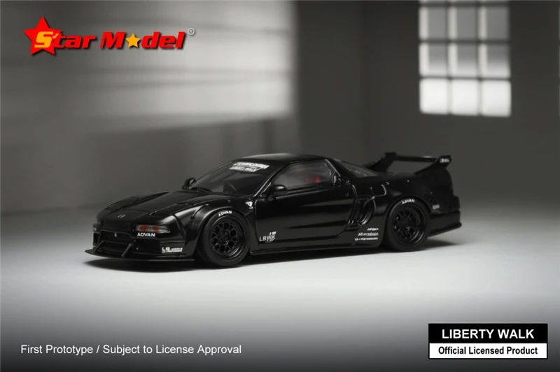Звездная модель 1:64 Liberty Walk Honda NSX NA1 LBWK литая автомобиля |