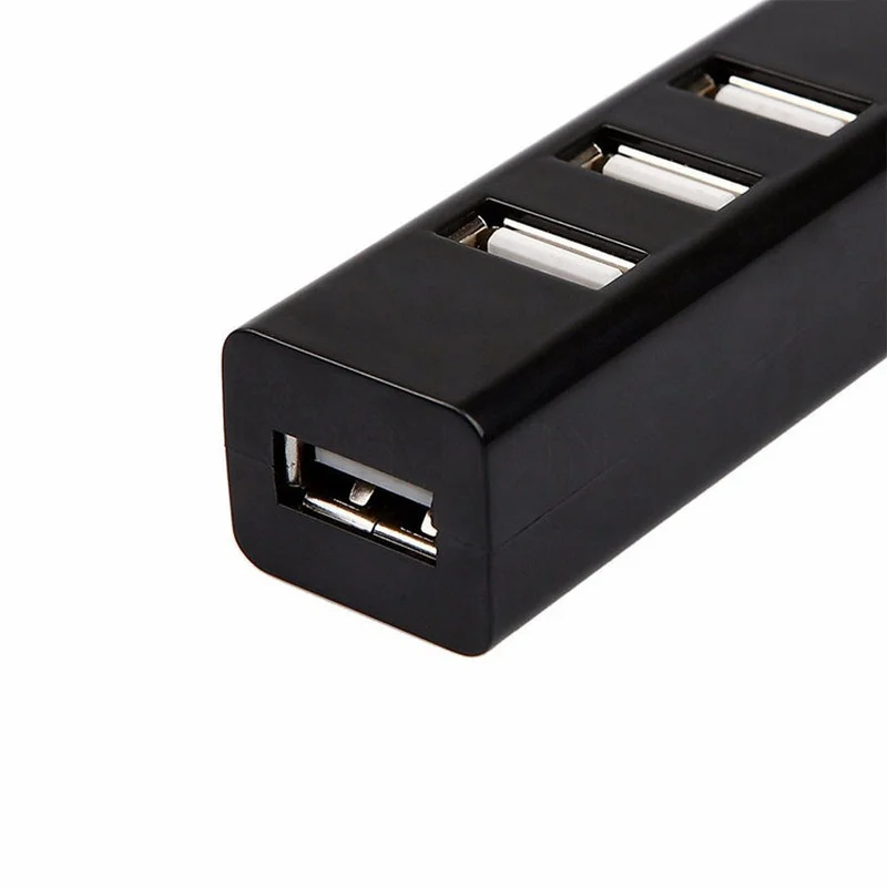 Adaptador USB 2,0, divisor de 4 puertos, Adaptador de alta velocidad para...