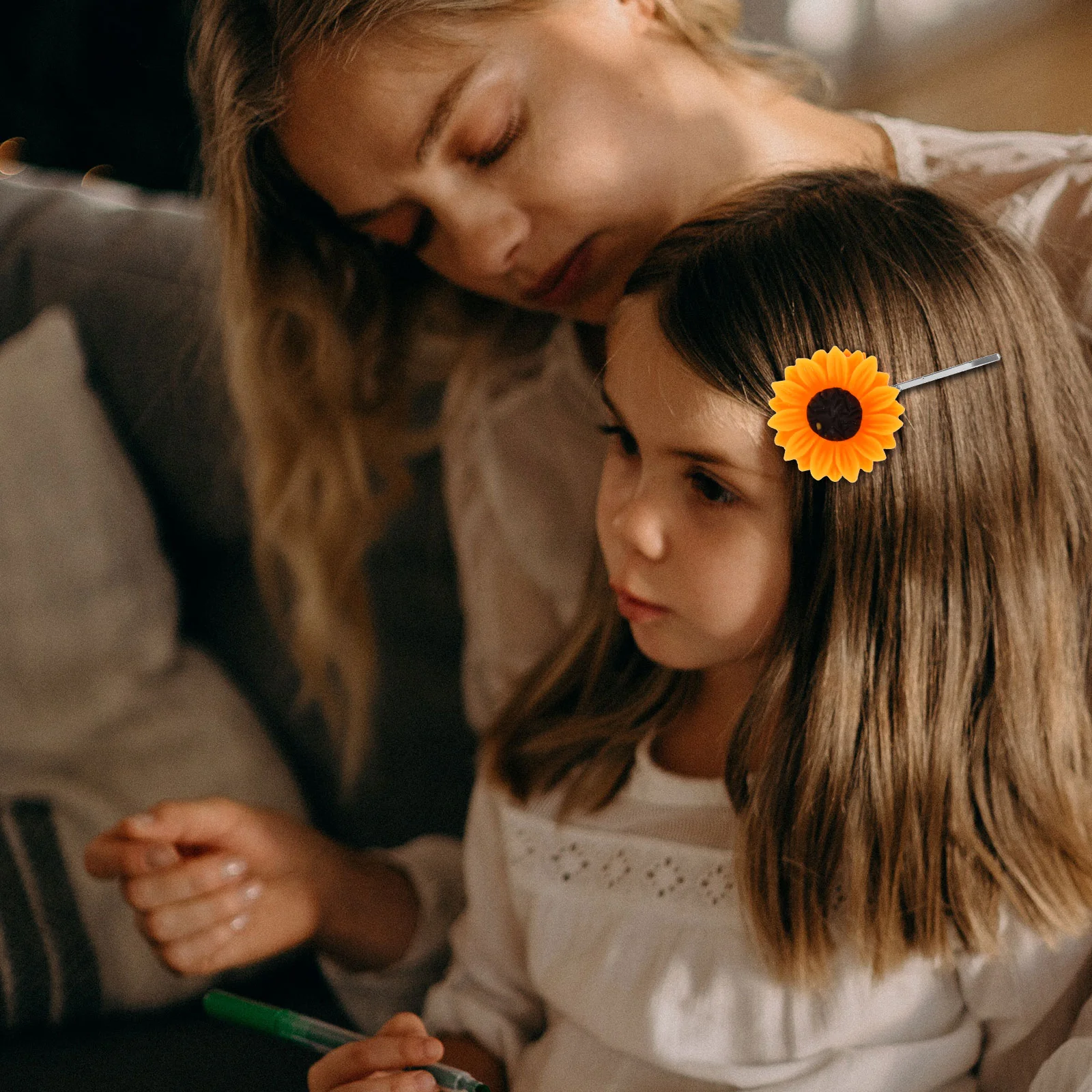 Цветочная гирлянда для стола головные уборы из смолы с ромашками подвески