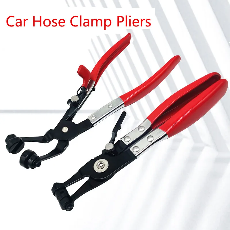 

210mm Multitool Angled Hose Clamp Clip Pliers-For Fuel&Coolant Pipe Spring Clips Crimping Pliers Wire Cutters Pliers Accessories