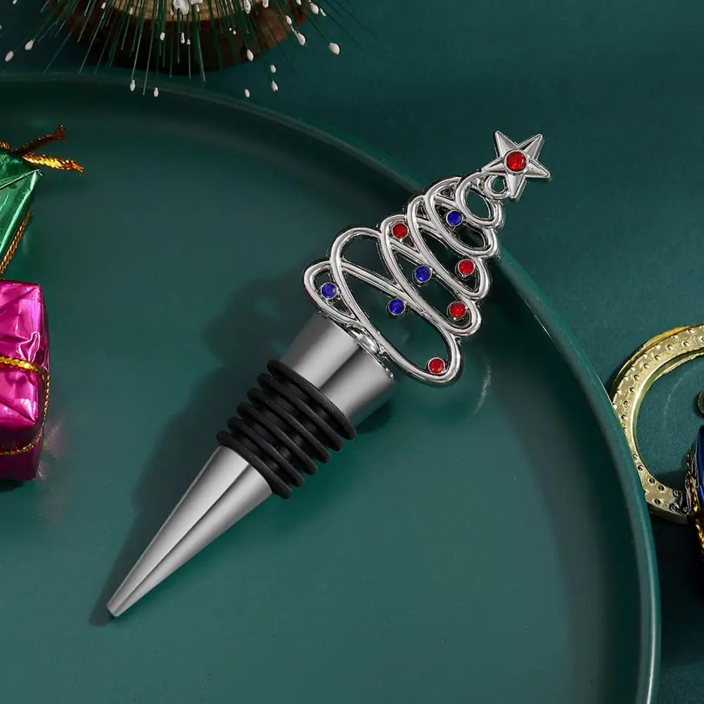 Многоразовые пробки для вина праздничная рождественская елка набор пробок