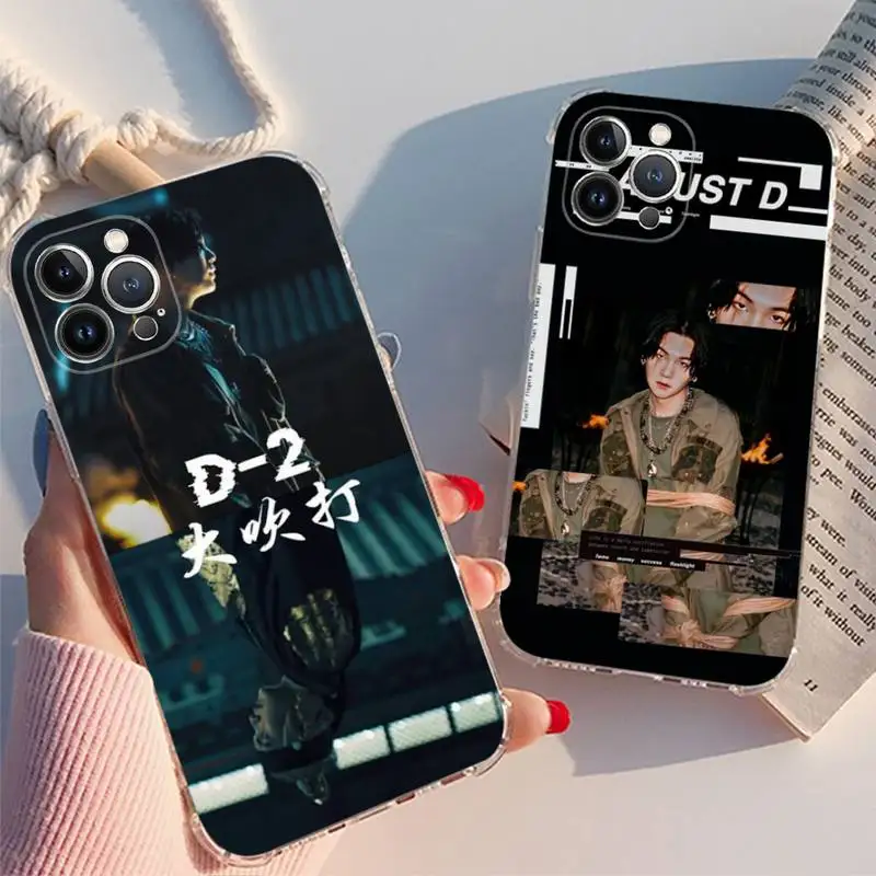 

KPOP Agust D Phone Case For iPhone XR X XS Max 14 13 Pro Max 11 12 Mini 6 7 8 plus SE 2020 Printing Cover
