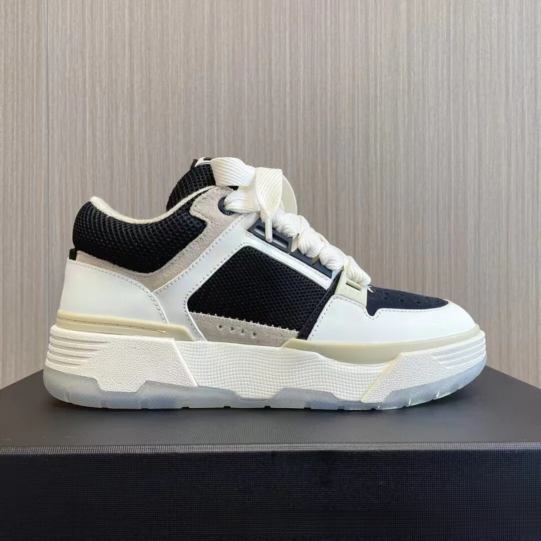 Designer MA-1 Casual Shoes Fashion platform Couple Bread Men's and women's leather sewn lace-up sneakers