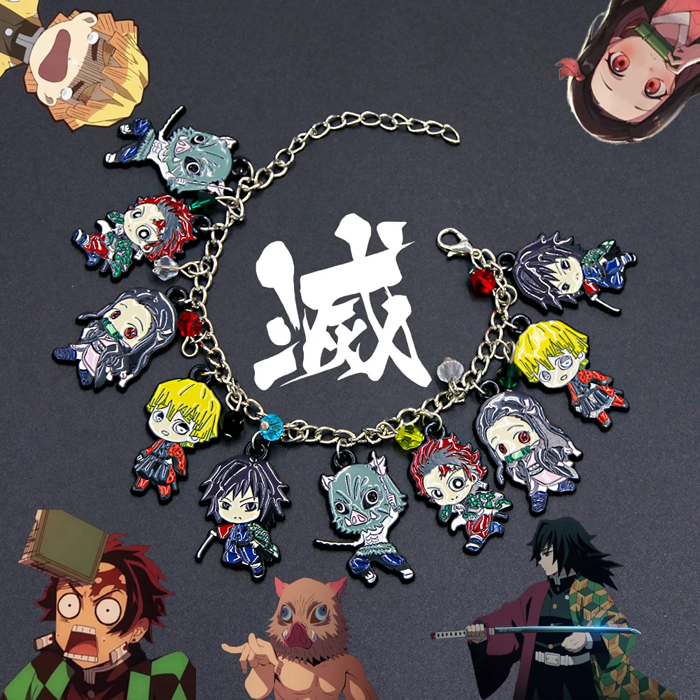 Браслет из аниме рассекающий демонов украшение для поклонников ювелирные
