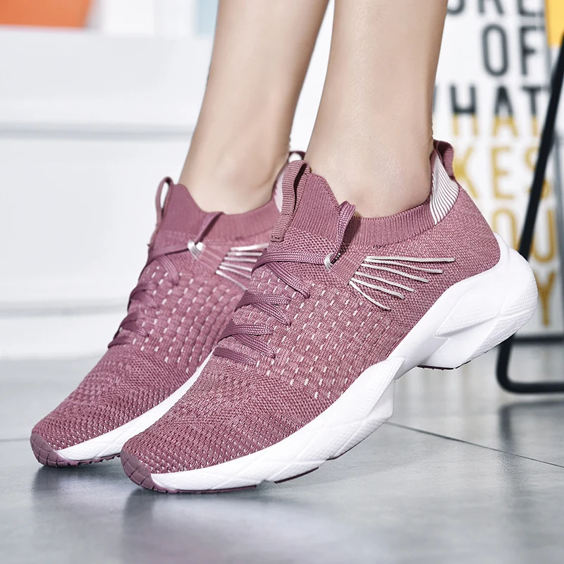 

Nature Running Shoes Ladies Shock Absorber Platform Sports Shoes Tenid Lightweight Sneakers Sneakers Sport Woman Running Tennis