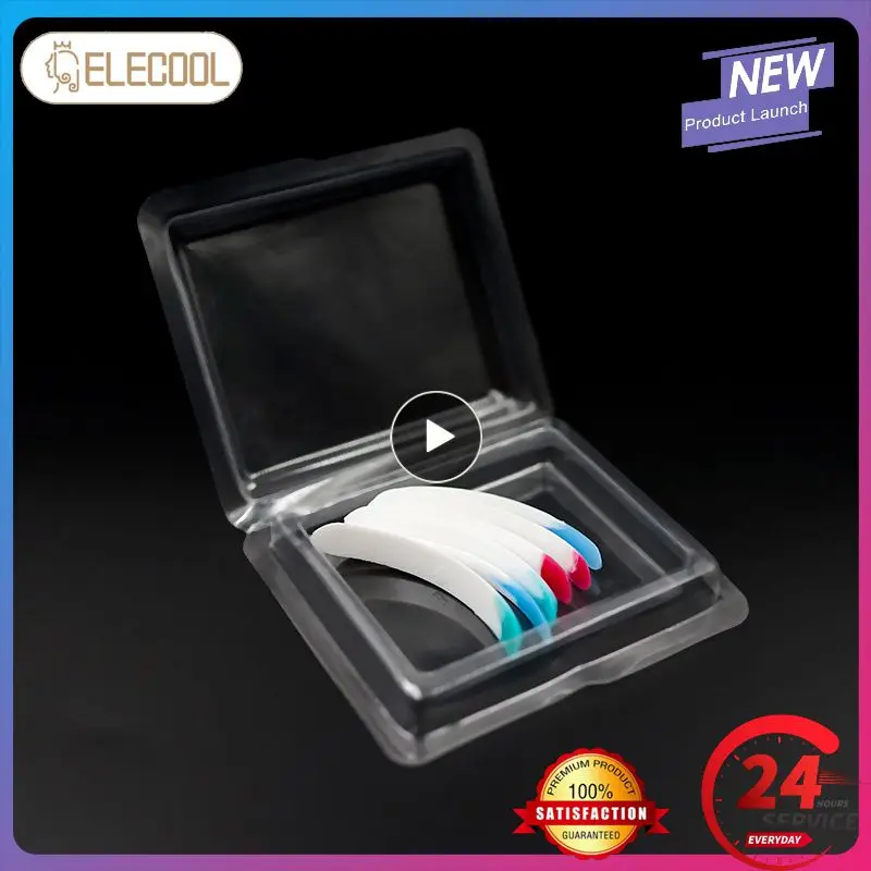 

3 Pairs Silicone Eyelash Perm Pad Colorful Recycling Lashes Rods Shield Lifting 3D Eyelash Curler Accessories Applicator Tools