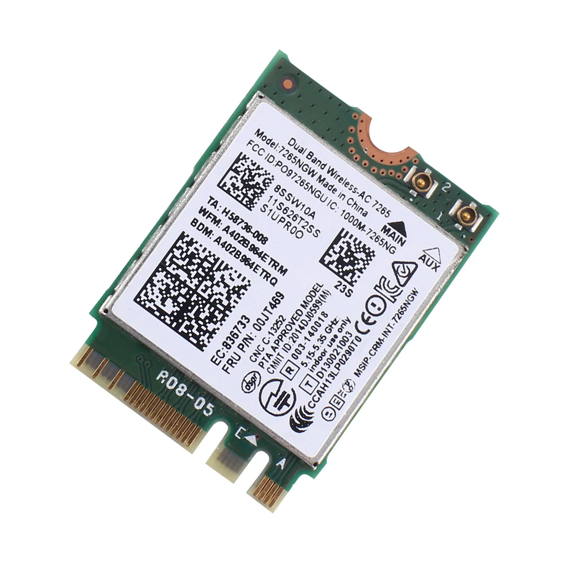 AC7265 7265NGW WiFi-карта FRU00JT469 802.11AC NGFF BT4.0 для Lenovo Thinkpad E550 E455 E555 Series