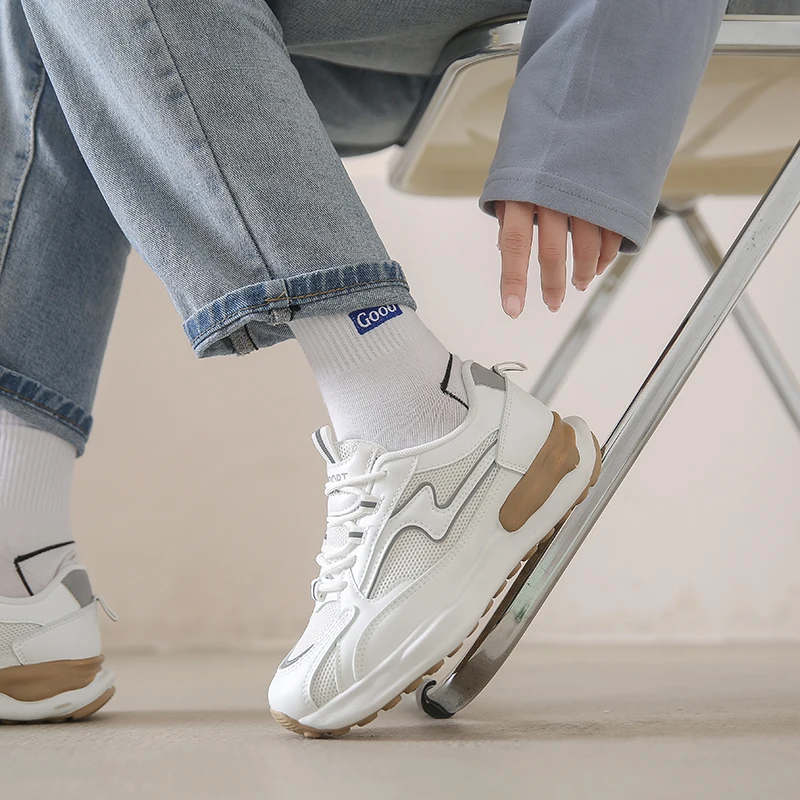

Outdoor Golf Sneakers Female Anti Slip Thick Soled Golf White Shoes Female Low Ankle New Fashion Breathable Golf Shoe for Female