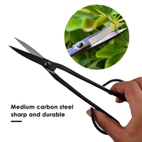 beginner bonsai tool long handle scissors carbon steel gardening plant branch shears 20cm new dropshipping