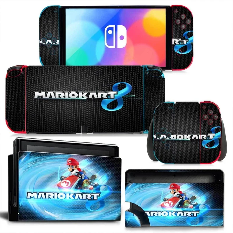 Переключатель Super Mario NS с консолью oled украшение для контроллера Joy-Con 1 набор
