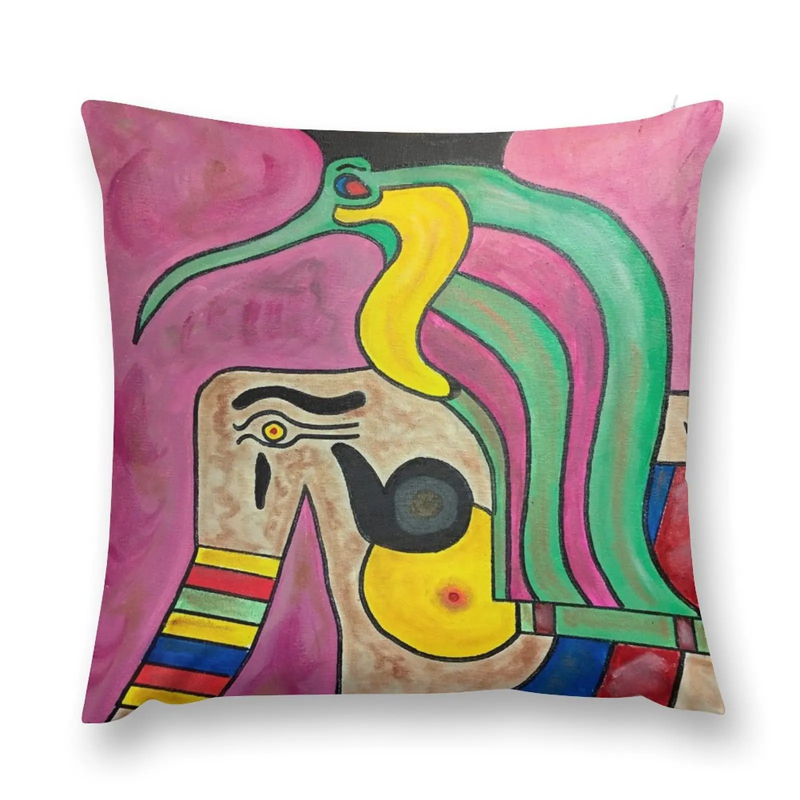 Thoth: декоративная подушка в египетском стиле Бог Осенний декор наволочка для