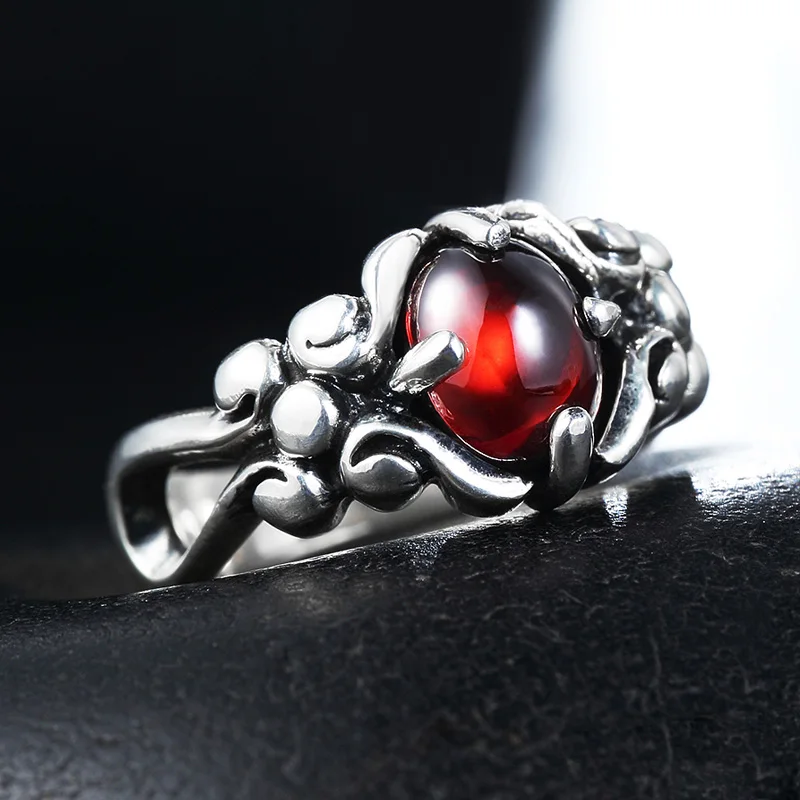 Тайское серебряное кольцо мужское ретро-кольцо женские и мужские украшения 925