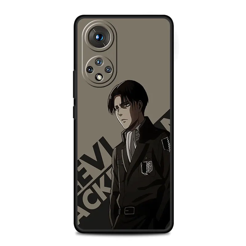 Luxury Fashion Case for Huawei Y9 10 Pro Y70 Plus Y7 Y6 Y90 Nova 8 9 SE 10 Y8s 8i Nova 8i Nova 10 Black Anime Attack On Titan images - 6