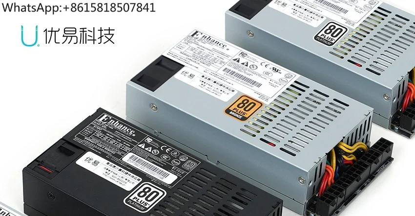 Yiheng гибкий маленький 1U 7660B 300-600 Вт модульный блок питания ITX шасси DIY NAS