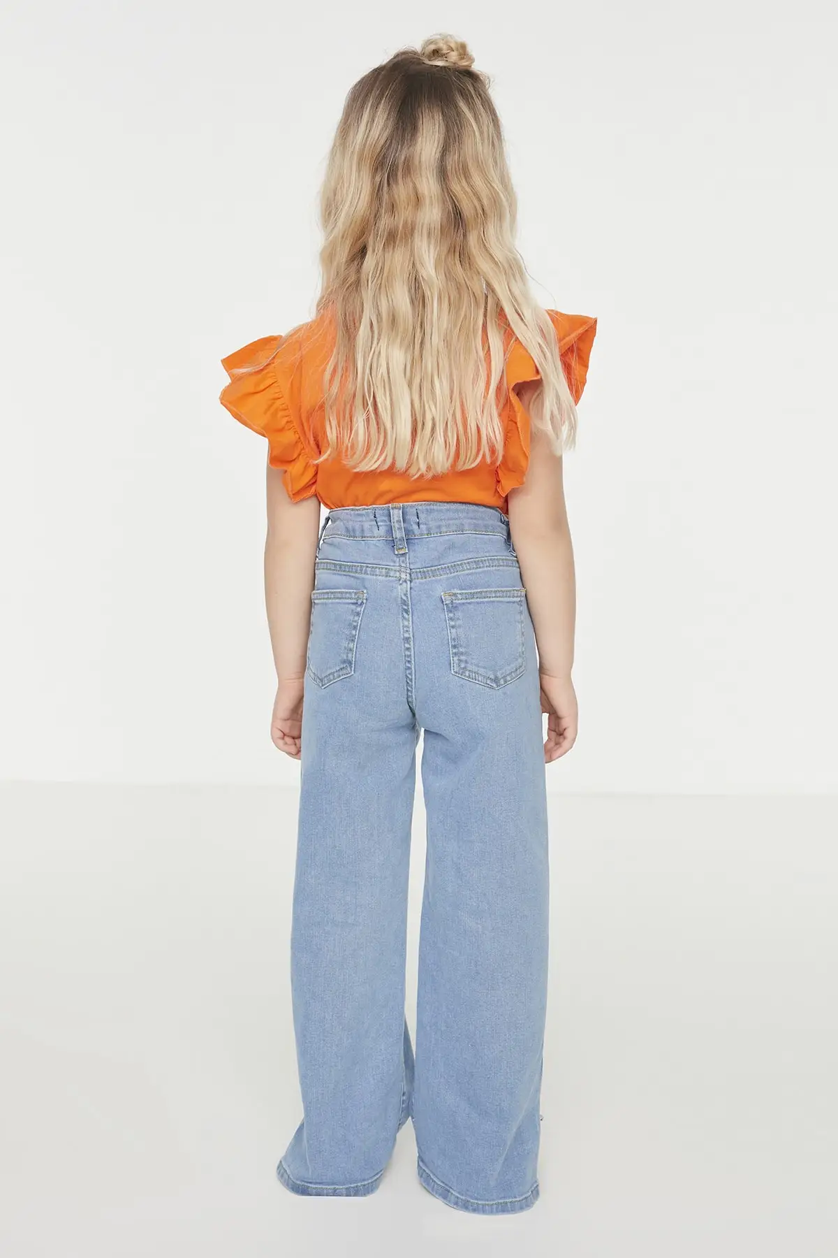 

Wide Leg girl Denim Jeans TKDSS22JE0215
