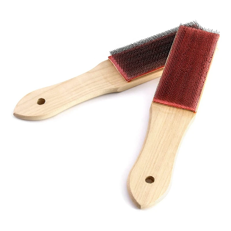 

File Cleanercarded Two In One File Brush Heavy Steel File Brush 2 Pack, 8 Inch Universal File Card And Brush