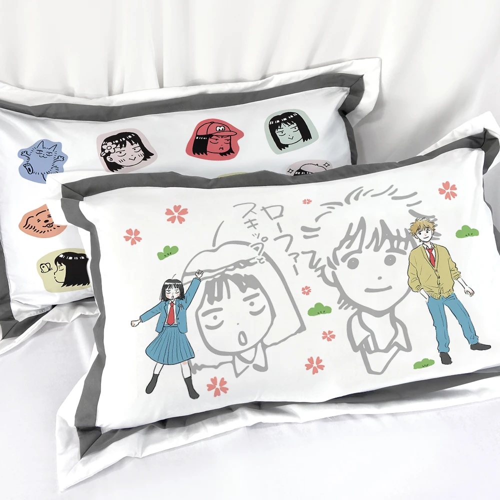 

Pillow Cover Anime Skip And Loafer Kawaii Pillowcase Action Figure Theme Cartoon Soft Pillowslip Bedroom Decor Christmas Gift