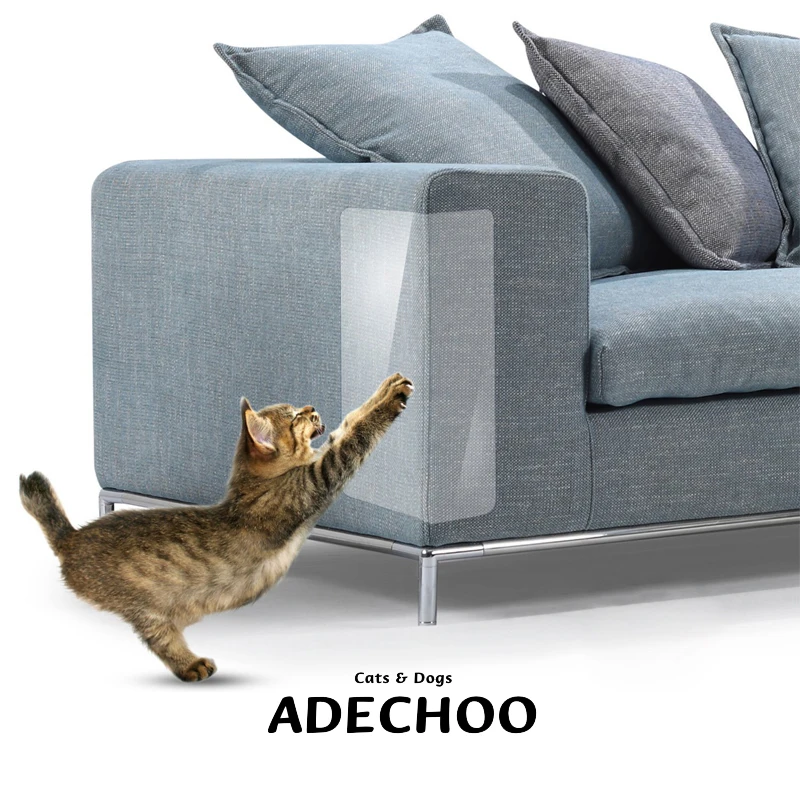 

2/4/6pcs Anti-Scratch Tape for Cats Furniture Protectors Self Adhesive Clear Cat Scratching Guard Sofa Anti Scratching Sticker