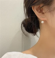 new korean crystal line metal pearl studluxury designer earrings earrings for earrings for womensimple gold color small