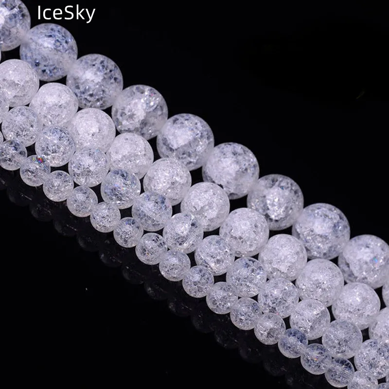 

Бусины круглые незакрепленные для изготовления ювелирных изделий, 4/6/8/10/12 мм