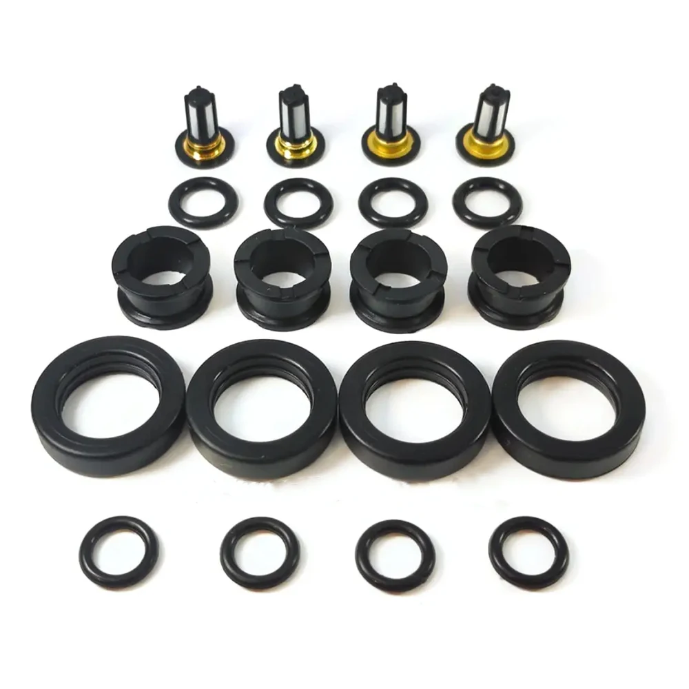 

4 комплекта ремонтных комплектов топливных форсунок 04102 для Honda CR-V HR-V J30A Honda B20B F20B F23A 1.6L 2.0L 06164-PCA-000, 06164-PEJ-000