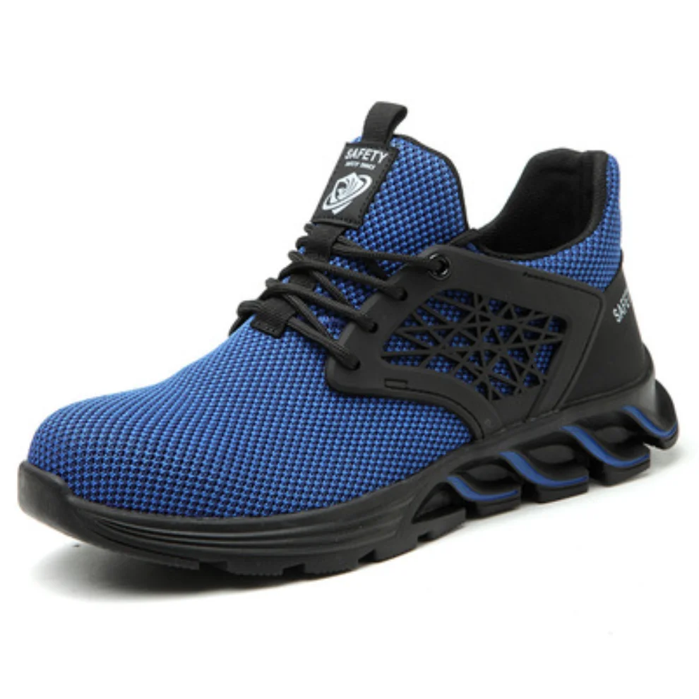 

Men's Sneakers Outdoor Steel Toe Anti Smashing Protective Work Shoes Boots Men Puncture Proof Safety Shoes Anti-Slip Sneakers