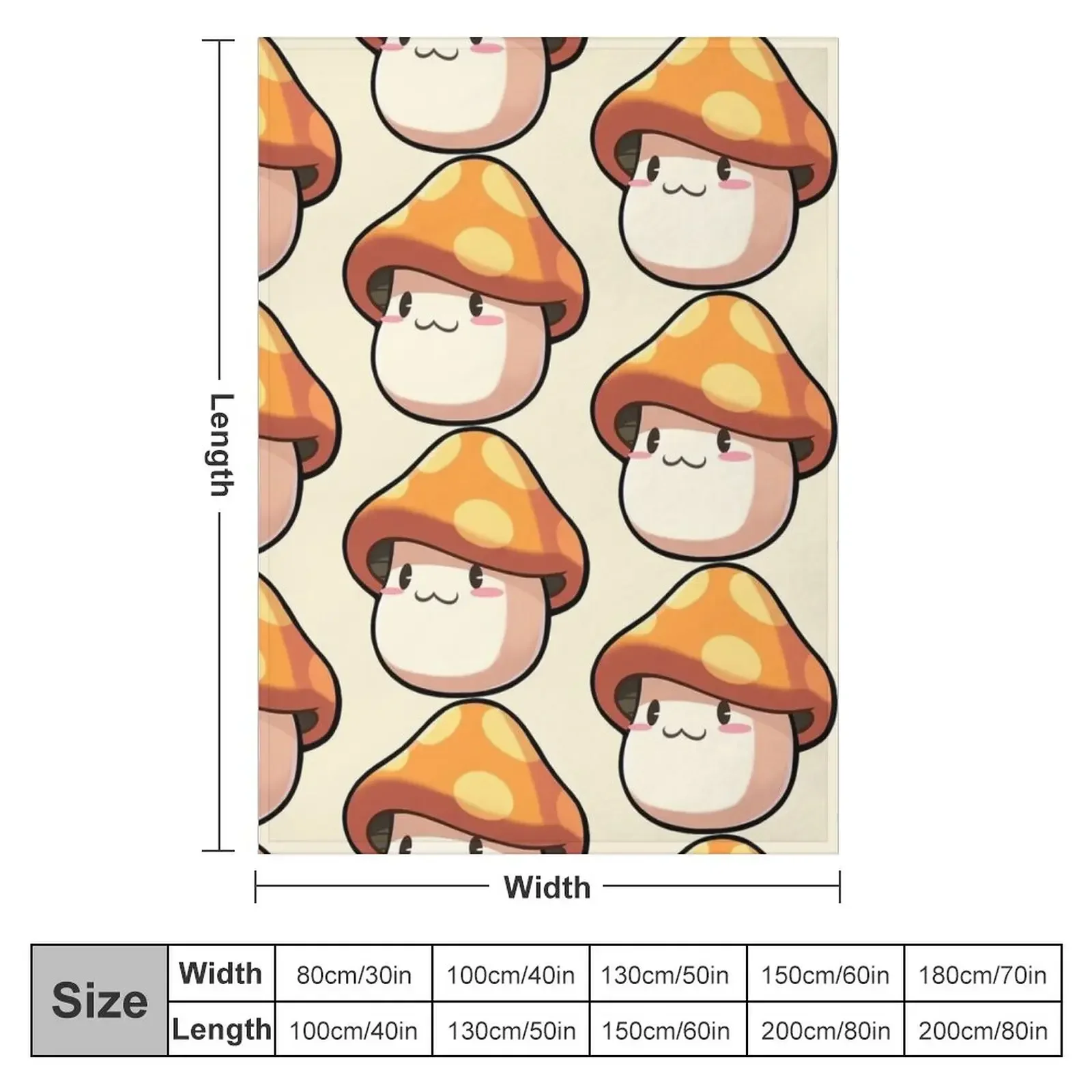 Плед Maplestory M в виде грибов (кремовый фон) одеяло одеяла диваны для украшения плед