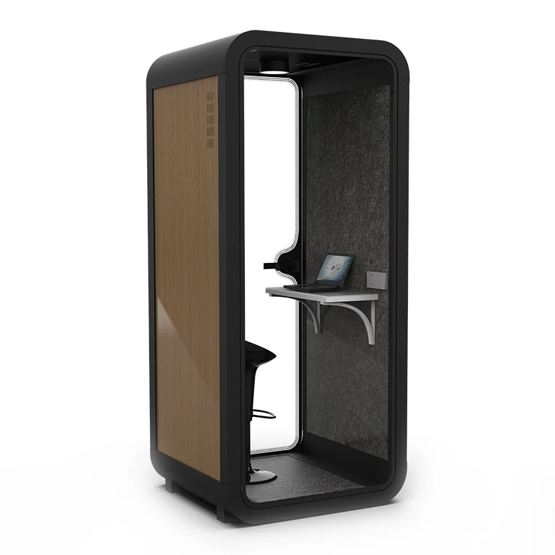 

Home Pod Office Soundbox Soundproof Booth Acoustic House Pod Privacy Study Corner Acoustic Cabin Portable Office Pod