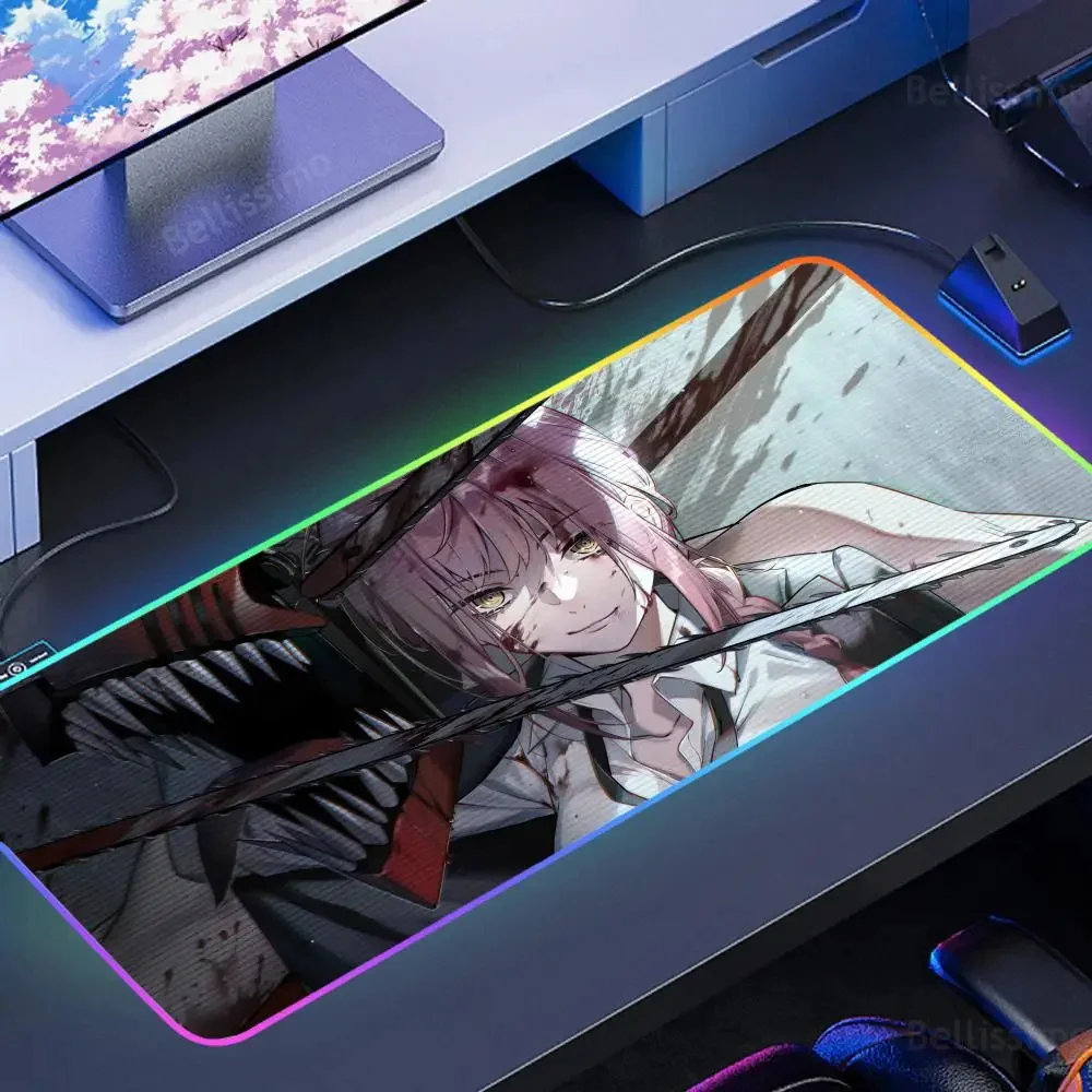 Настольный Коврик для компьютерной клавиатуры с принтом бензопила