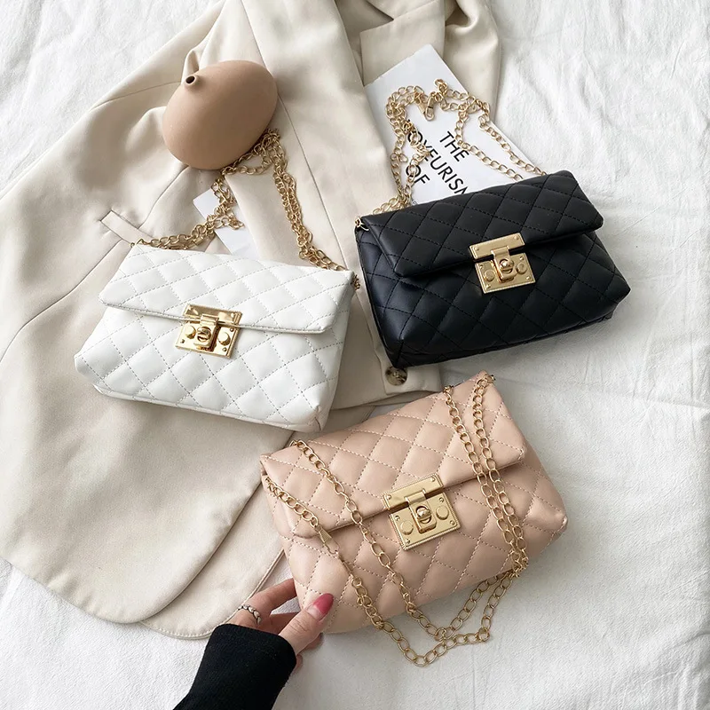 

Embroidery Thread Small PU Leather Crossbody Bags For Women 2022 Trend Handbag Female Casual Branded Shoulder Handbags New