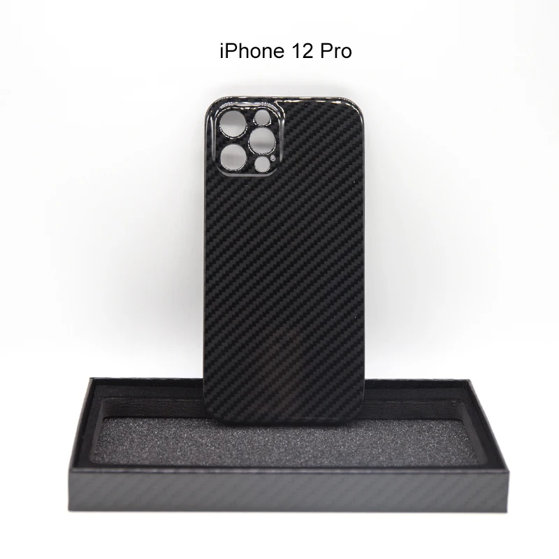 

iPhone12Pro mobile phone case real carbon fiber thin and light hard shell all-inclusive anti-fall 12Pro mobile phone cover