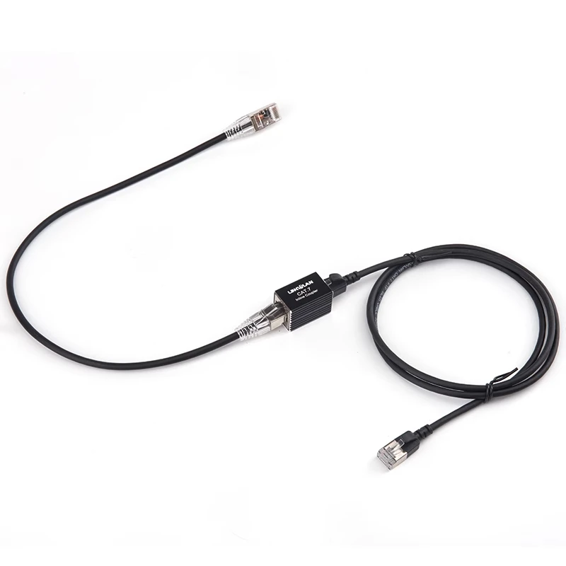 Linkwylan 2 шт. Cat7 RJ45 экранированный соединитель Ethernet-кабель удлинитель сетевой
