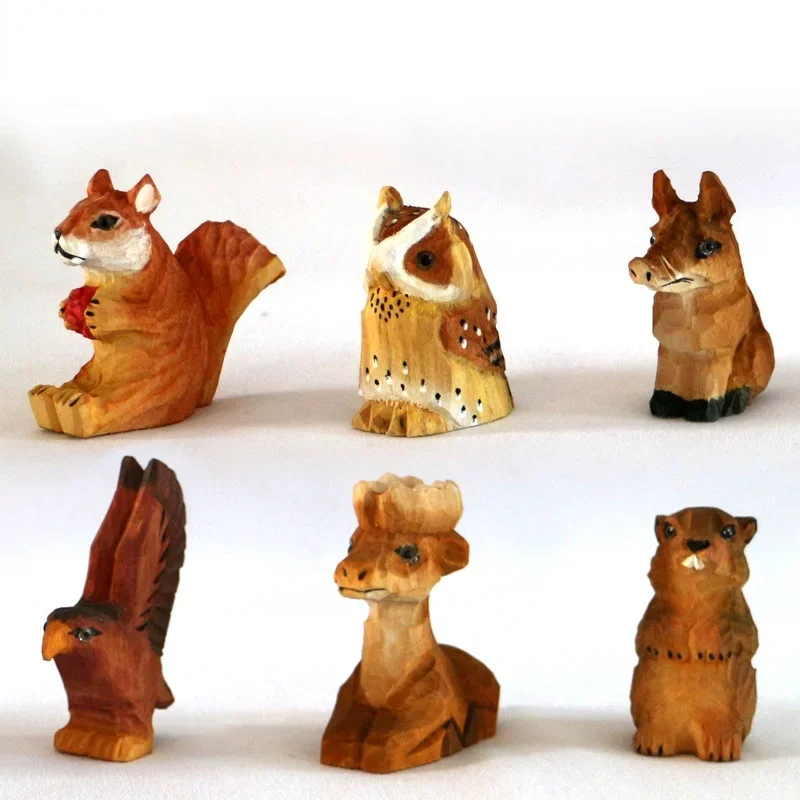 Резьба по дереву 5 см домашние Праздничные рождественские украшения ручная